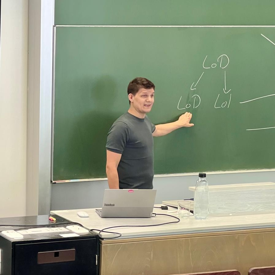 Stefan Weggler in einer Lehrsituation